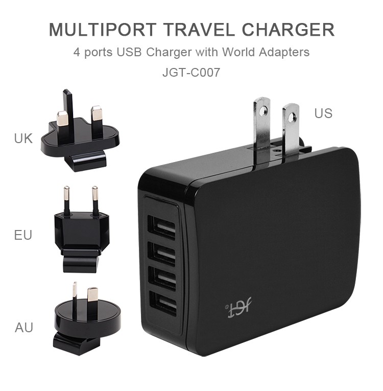 BATOK CHARGER JGT C 007, 4 USB 5.4A